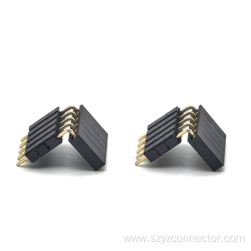 2.54mm Female header Single Row Right Angle